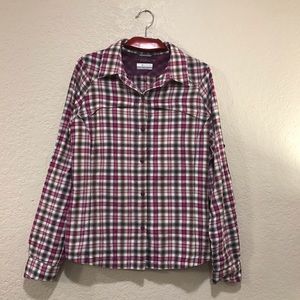 Columbia Women’s Trail Plaid Long Sleeve Shirt